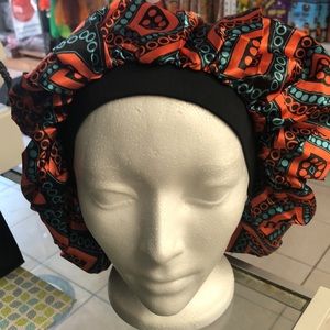 Hair bonnet,fits all,with stretching bands